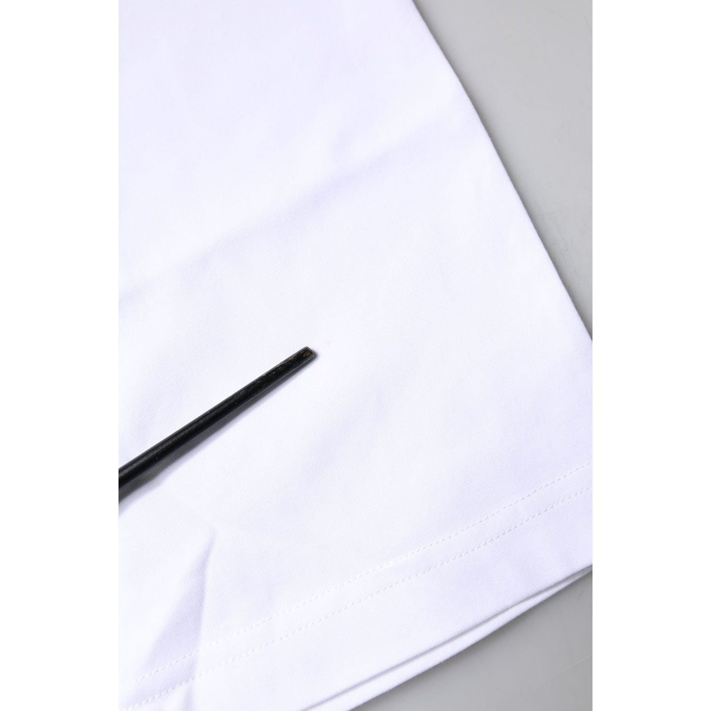 Dolce & Gabbana White Bellissima Cotton Crew Neck T-shirt TSH87183-36
