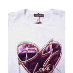 Dolce & Gabbana White Printed Cotton Round Neck Top T-shirt TSH87220-36
