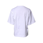 Dolce & Gabbana White Printed Cotton Round Neck Top T-shirt TSH87261-38