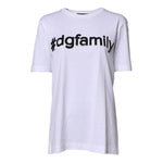 Dolce & Gabbana White #DGFAMILY Embroidery Cotton T-shirt TSH87268-36