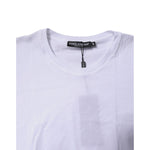 Dolce & Gabbana White Cotton Sleeveless Round Neck Tank Top TSH87269-40