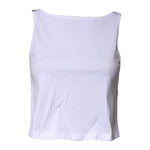 Dolce & Gabbana White Cotton Sleeveless Round Neck Tank Top TSH87272-38