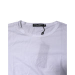 Dolce & Gabbana White Short Sleeves Round Neck Top T-shirt TSH87394-38