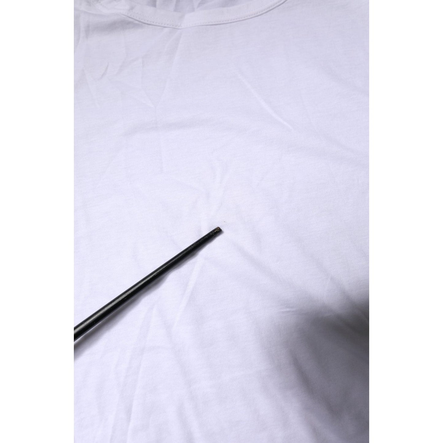 Dolce & Gabbana White Short Sleeves Round Neck Top T-shirt TSH87394-38