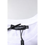 Dolce & Gabbana White Cotton Sleeveless Round Neck Tank Top TSH878641-42