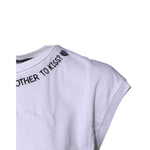 Dolce & Gabbana White Cotton Sleeveless Printed Tank T-shirt TSH878649-40