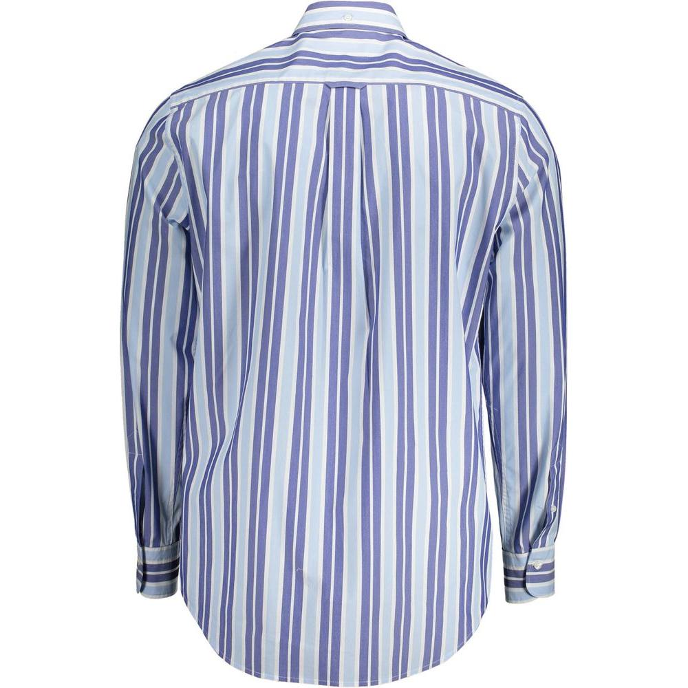 Gant Azzurro Cotton Men Shirt Gant