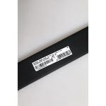 Dolce & Gabbana Black Leather DG Logo Plaque Buckle Belt BEL9318-90