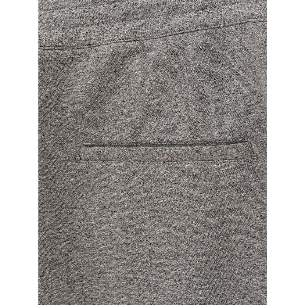 Alexander McQueen Chic Gray Cotton Blend Trousers Alexander McQueen Dim Gray