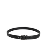 Dolce & Gabbana Black Calf Leather Classic Metal Buckle Belt BEL9350-85