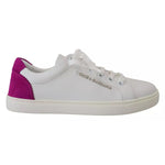 Dolce & Gabbana White Classic Sneakers Women Leather Shoes LA10164-35