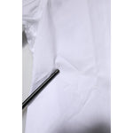 Dolce & Gabbana White Cotton Stretch GOLD Dress Formal Shirt TSH878610-38