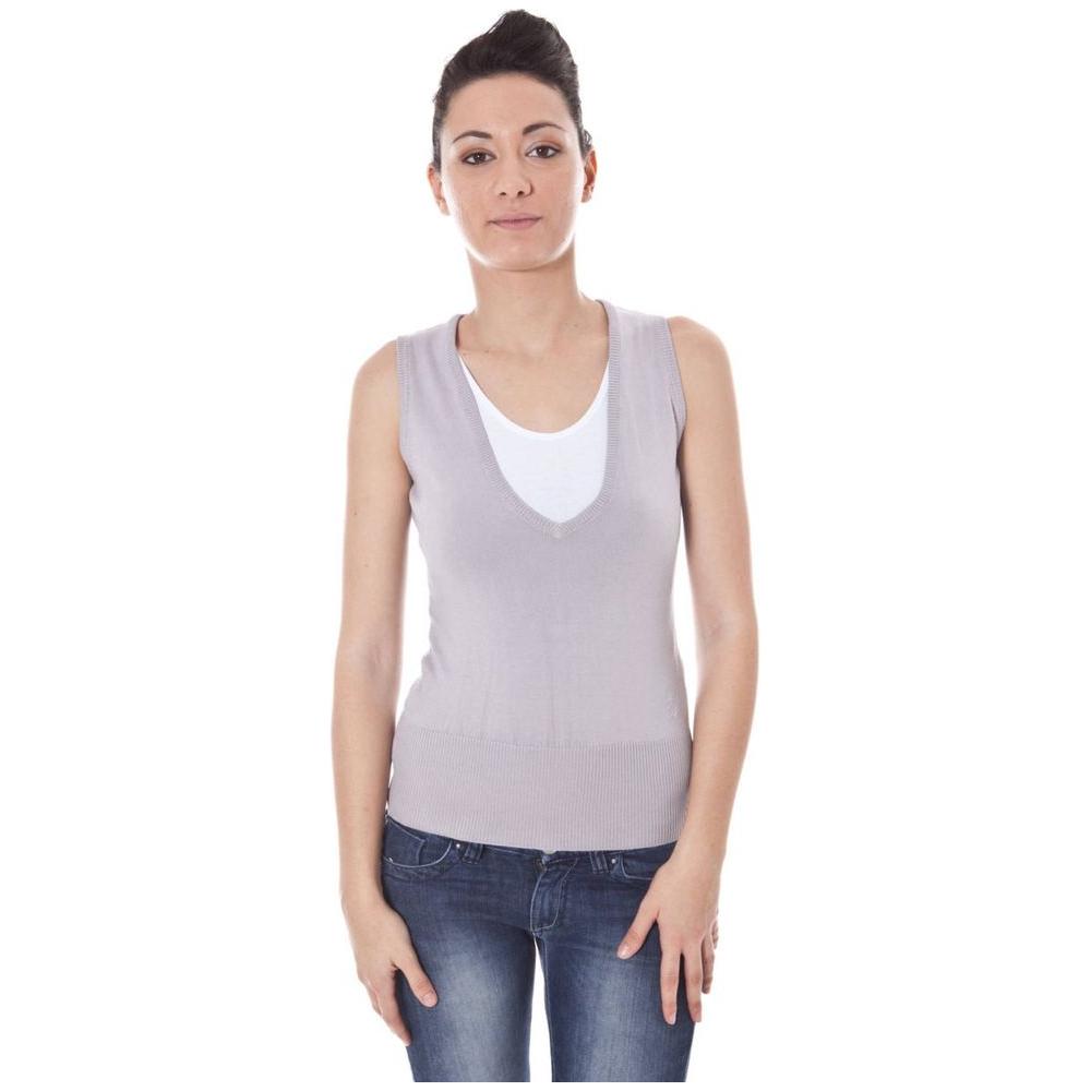Datch Gray Cotton Sweater Datch Gray