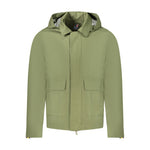 K-WAY Green Linen Men Jacket KW-34936-L
