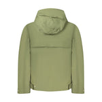 K-WAY Green Linen Men Jacket KW-34936-L