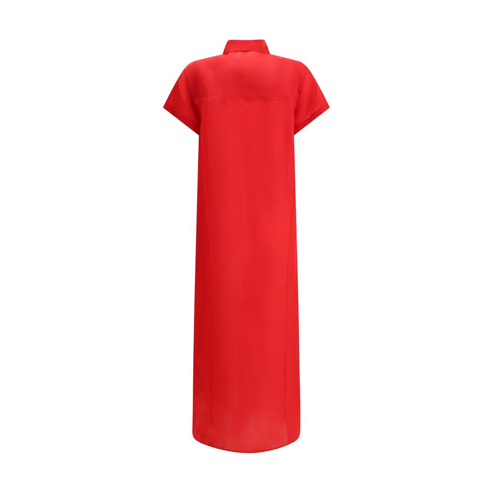 Khaite Effy Dress Khaite Firebrick