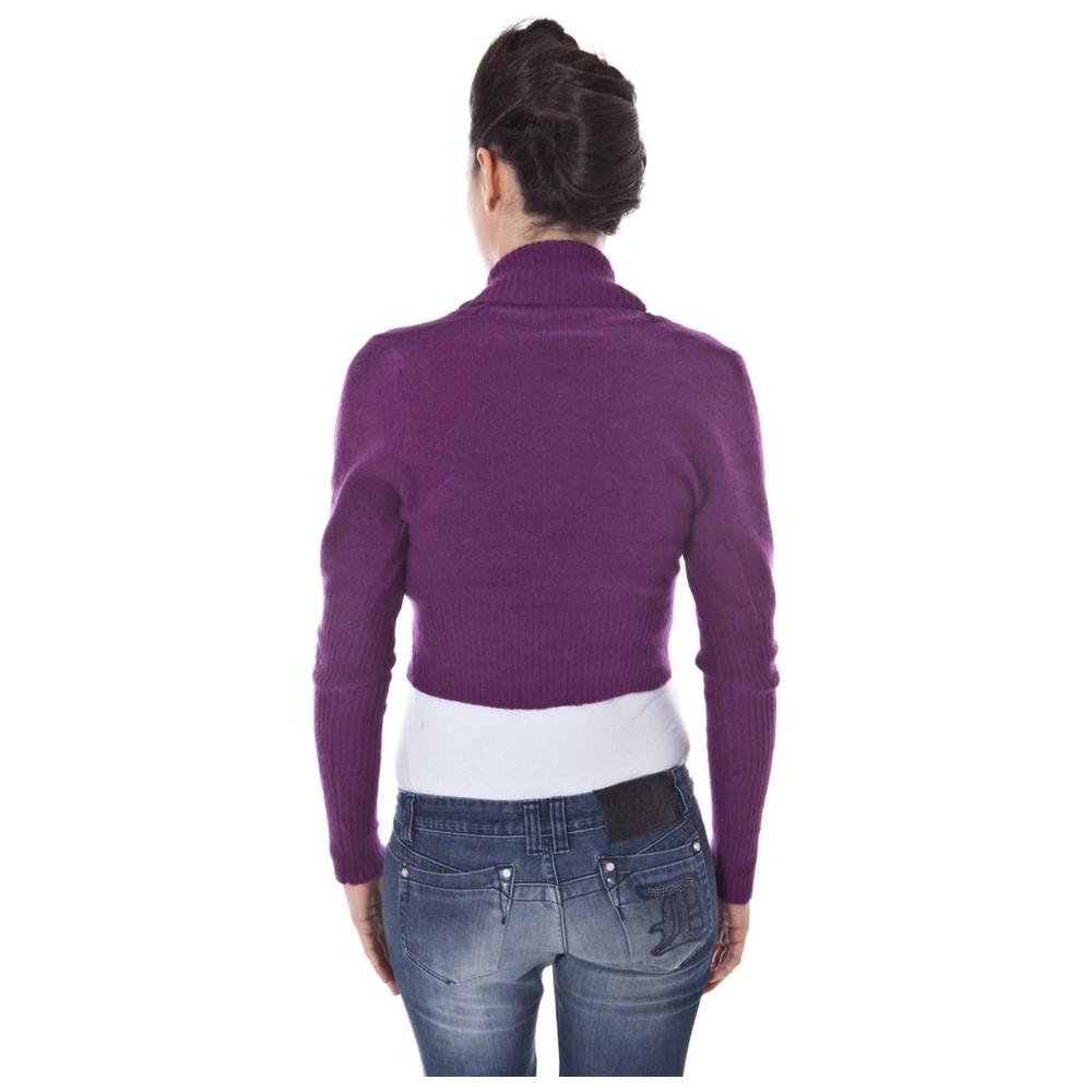 Datch Purple Wool Sweater Datch Dark Slate Gray