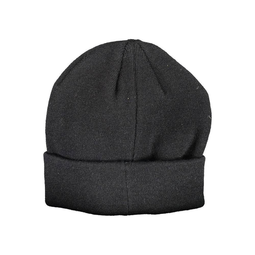 La Martina Black Acrylic Men Cap La Martina Dark Slate Gray