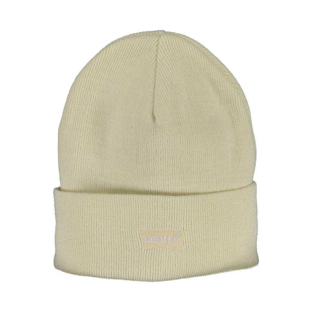 Levi's White Acrylic Women Hat Levi's Tan