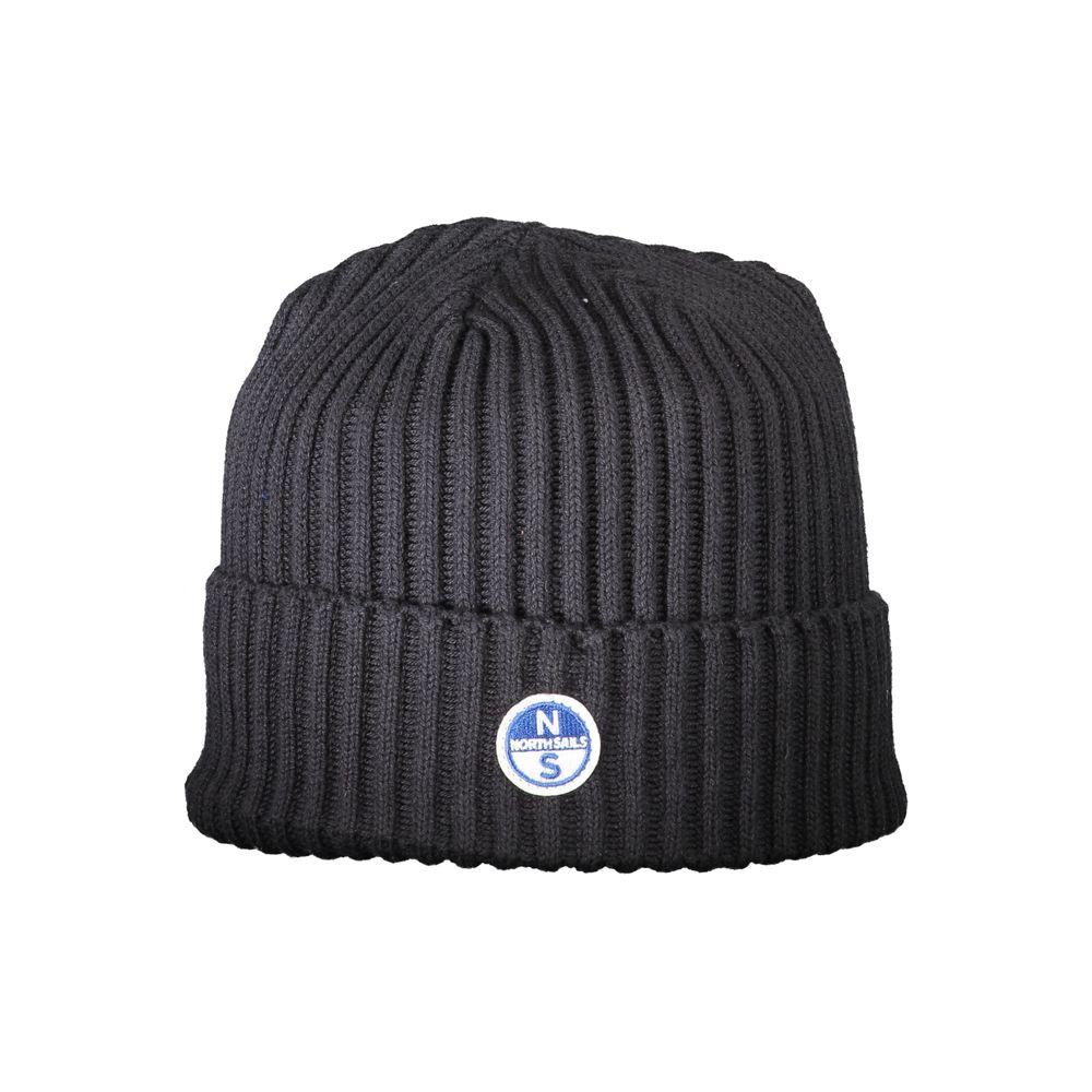 North Sails Black Cotton Unisex Cap North Sails Dark Slate Gray