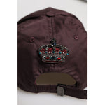 Dolce & Gabbana Dolce & Gabbana Brown Cotton DG Crown 6 Panels Baseball Cap HAT9683-58 1728,58 cm|M,67345645728,Accessories,Brown,Dolce & Gabbana,Hats & Caps - Men - Accessories,Material: 78% Cotton 16% Silk 4% Polyester 2% Elastane,Men,Men - Accessories,