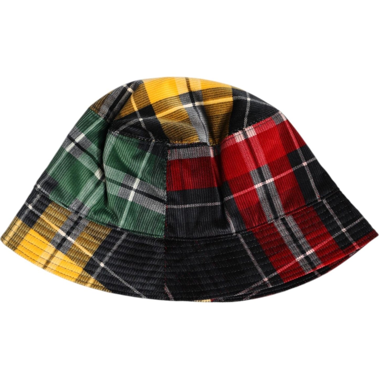 Dolce & Gabbana Multicolor Polyester Wide Brim Bucket Hat Dolce & Gabbana Dark Slate Gray