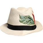 Dolce & Gabbana Dolce & Gabbana Beige Floral Print Straw Wide Brim Fedora Hat HAT9694-57 1728,57 cm|S,58 cm|M,59 cm|L,67345645728,Accessories,Beige,Dolce & Gabbana,Hats & Caps - Men - Accessories,Material: 100% Straw,Men,Men - Accessories,New with tags