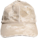 Dolce & Gabbana Dolce & Gabbana Beige Tattered Cotton 6 Panels Baseball Cap HAT9820-58 1728,58 cm|M,67345645728,Accessories,Beige,Dolce & Gabbana,Hats & Caps - Men - Accessories,Material: 100% Cotton,Men,Men - Accessories,New with tags