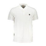 Timberland White Cotton Polo Shirt TI-29241-M