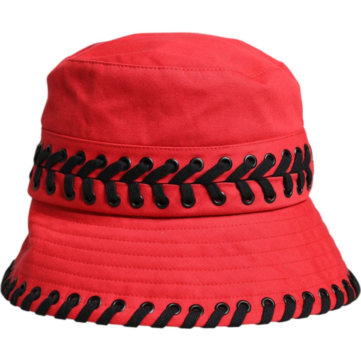 Dolce & Gabbana Dolce & Gabbana Red Lace Polyester Wide Brim Bucket Hat HAT9798-57 1728,57 cm|S,67345645728,Accessories,Dolce & Gabbana,Hat - Women - Accessories,Materials: 100% Polyester,New with tags,Red,Women,Women - Accessories