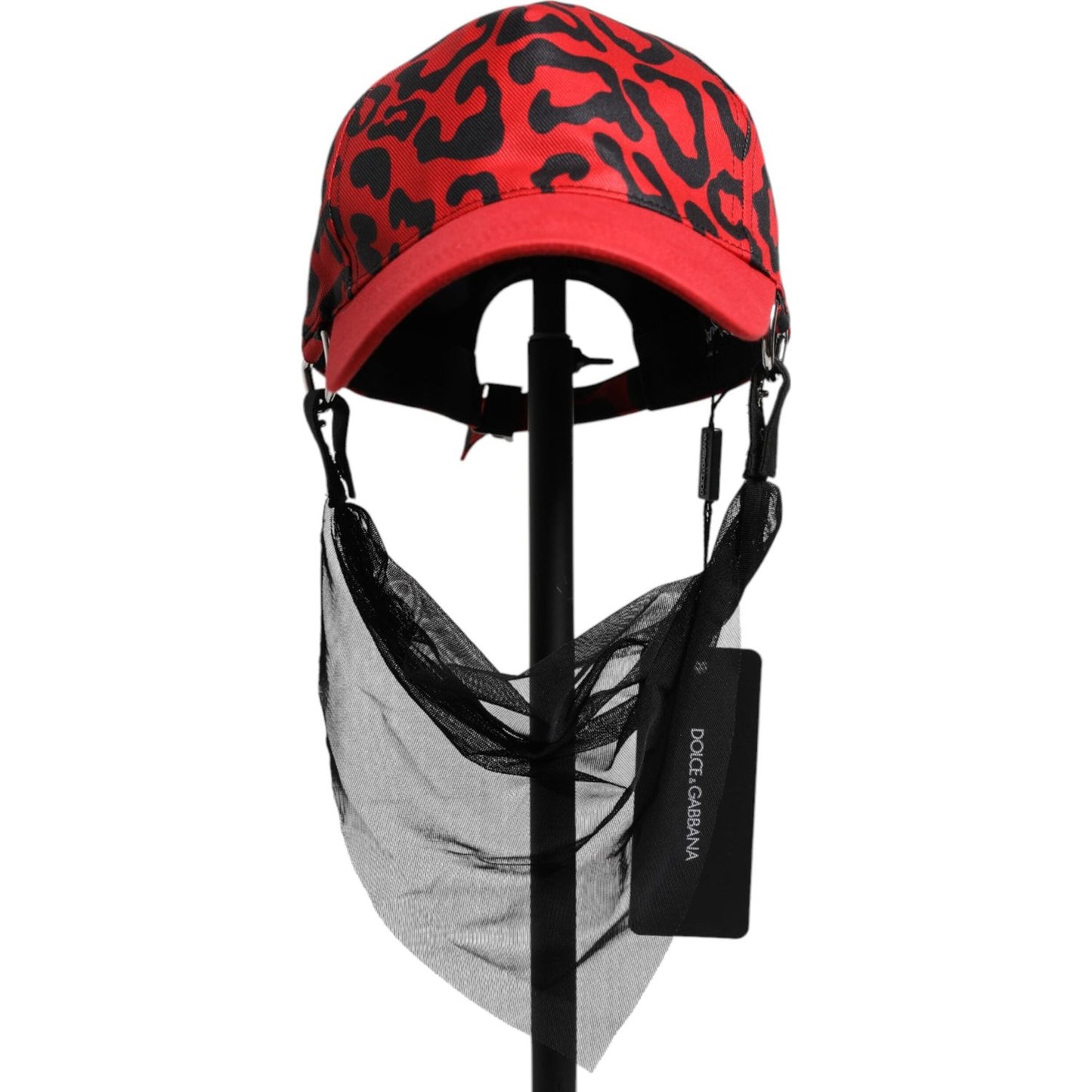 Dolce & Gabbana Dolce & Gabbana Red Cotton 6 Panels Women Baseball Cap HAT9841-57 1728,57 cm|S,67345645728,Accessories,Black and Red,Dolce & Gabbana,Hat - Women - Accessories,Materials: 100% Cotton,New with tags,Women,Women - Accessories