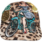 Dolce & Gabbana Dolce & Gabbana Brown Leopard Sequin Sicily Baseball Cap HAT9850-57 1728,57 cm|S,67345645728,Accessories,Brown,Dolce & Gabbana,Hat - Women - Accessories,Material: 97% Cotton 3% Elastane,New with tags,Women,Women - Accessories