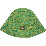 Dolce & Gabbana Dolce & Gabbana Green Cotton Crochet DG Logo Bucket Hat HAT9858-58 1728,58 cm|M,67345645728,Accessories,Dolce & Gabbana,Green,Hat - Women - Accessories,Material: 100% Cotton,New with tags,Women,Women - Accessories