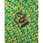 Dolce & Gabbana Dolce & Gabbana Green Cotton Crochet DG Logo Bucket Hat HAT9858-58 1728,58 cm|M,67345645728,Accessories,Dolce & Gabbana,Green,Hat - Women - Accessories,Material: 100% Cotton,New with tags,Women,Women - Accessories