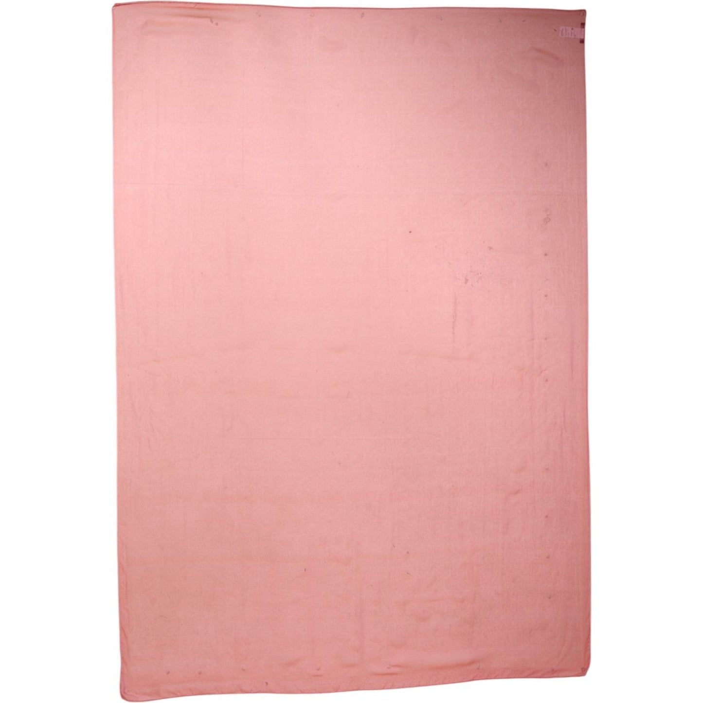 Dolce & Gabbana Pink Silk Rectangle Women Wrap Shawl Scarf Dolce & Gabbana Tan