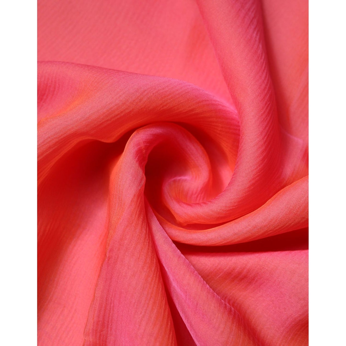 Dolce & Gabbana Pink Silk Rectangle Women Wrap Shawl Scarf Dolce & Gabbana Tomato