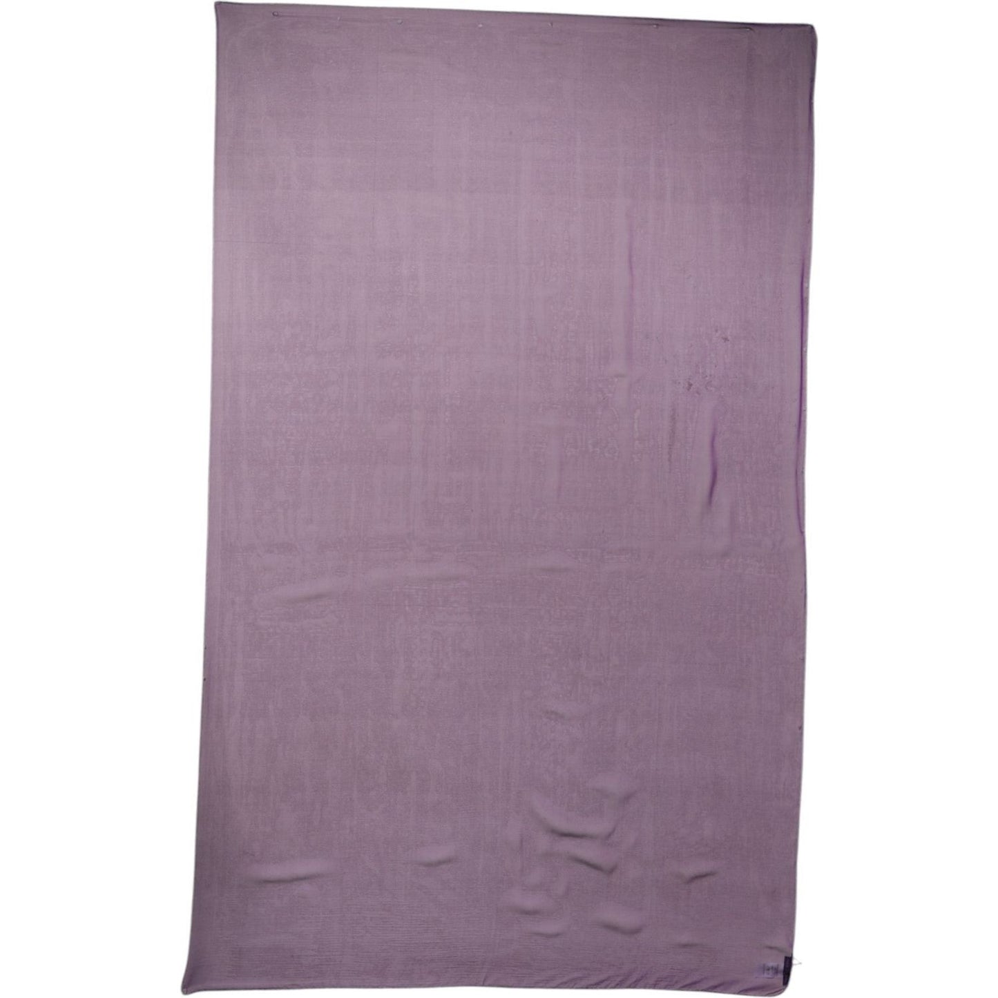 Dolce & Gabbana Purple Silk Rectangle Wrap Shawl Scarf Dolce & Gabbana Light Slate Gray