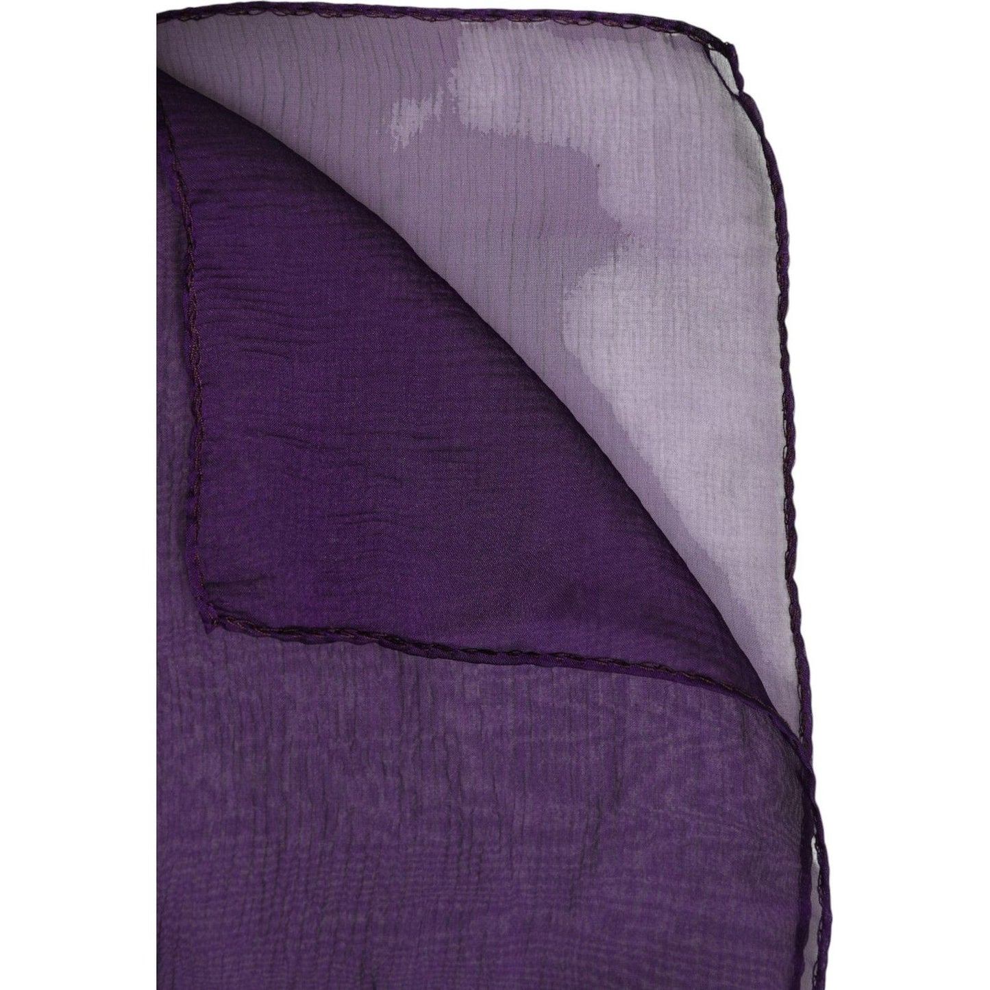 Dolce & Gabbana Purple Silk Rectangle Wrap Shawl Scarf Dolce & Gabbana Dark Slate Gray