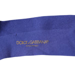 Dolce & Gabbana Dolce & Gabbana Purple Cotton Logo Over The Calf Socks SCS2241-L 1728,67345645728,Accessories,Dolce & Gabbana,L,Material: 100% Cotton,Men,Men - Accessories,New with tags,Purple,Socks - Men - Accessories