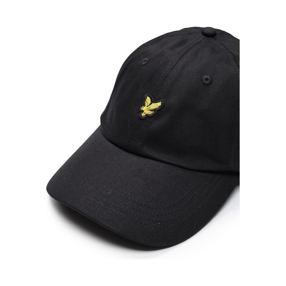 Lyle & Scott Black Cotton Hats & Cap Lyle & Scott Dark Slate Gray