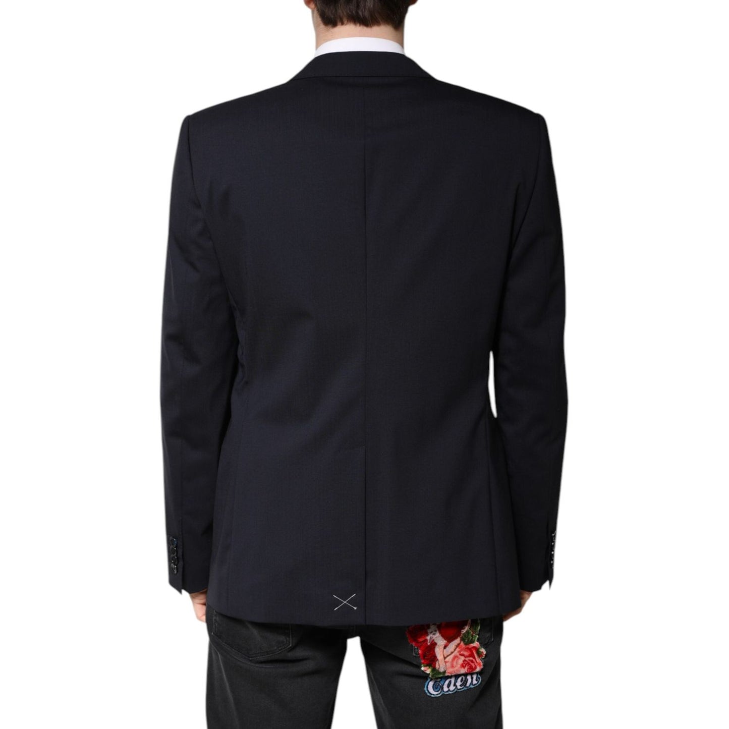 Dolce & Gabbana Black MARTINI Single Breasted Coat Blazer JKT41398-52