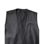 Dolce & Gabbana Black Wool Waistcoat Dress Formal Vest TSH86213-46
