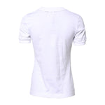 Dolce & Gabbana White Cotton Floral Logo Crew Neck T-shirt THS90384-36