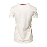 Dolce & Gabbana White Cotton Print Short Sleeves Top T-shirt TSH90388-36