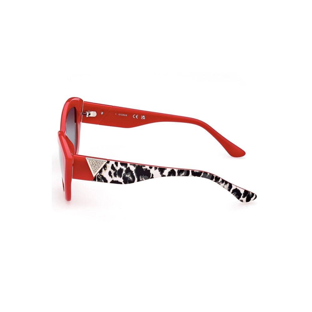 Guess Jeans Red Injected Women Sunglass Guess Jeans Misty Rose