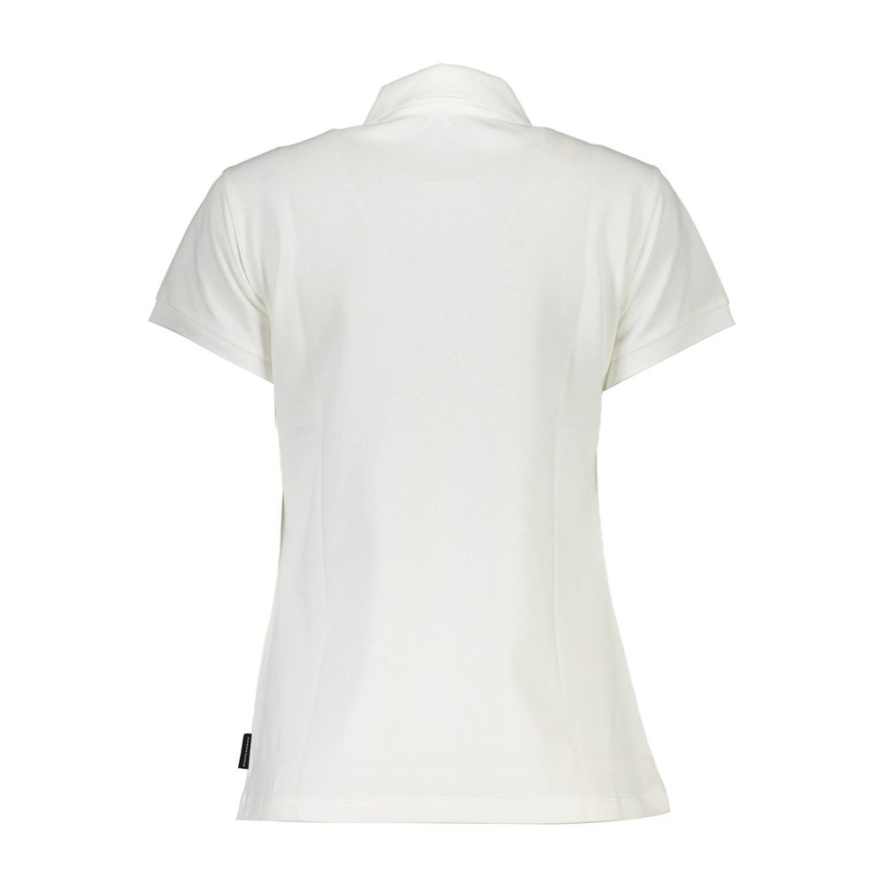 North Sails White Cotton Women Polo Shirt North Sails Beige