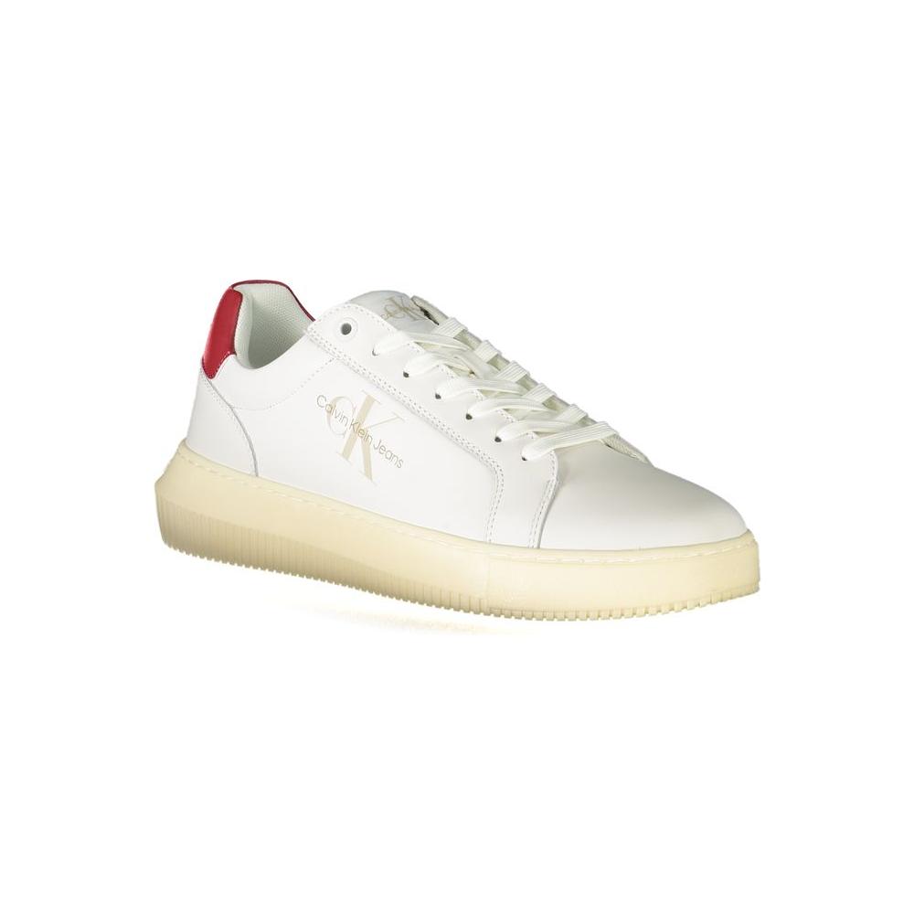 Calvin Klein White Polyester Sneaker Calvin Klein Antique White