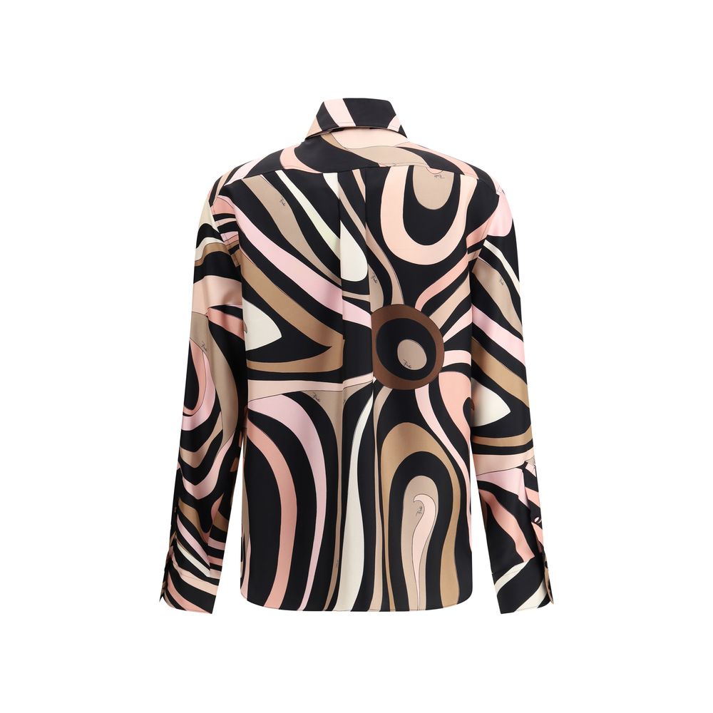 Emilio Pucci Marble Print Shirt Emilio Pucci Gray