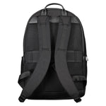 Tommy Hilfiger Black Nylon Men Backpack TO-20396