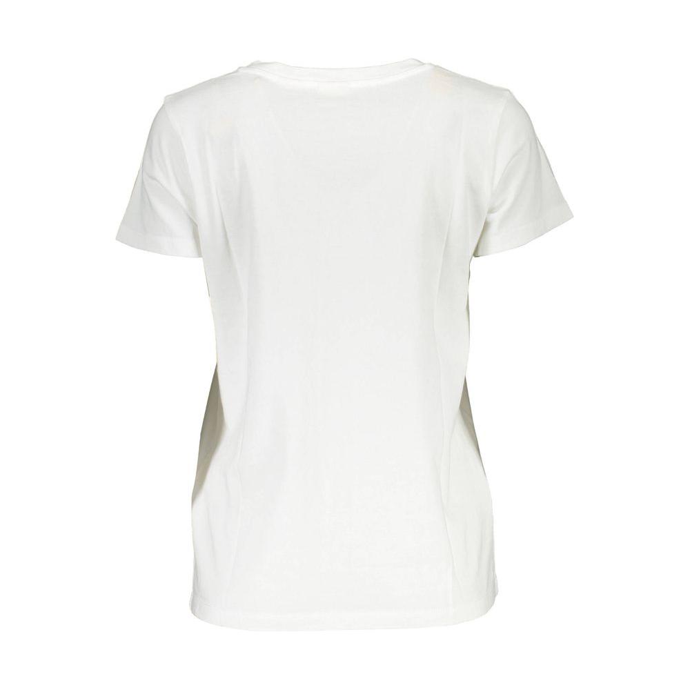 Levi's White Cotton Women T-Shirt Levi's White Smoke